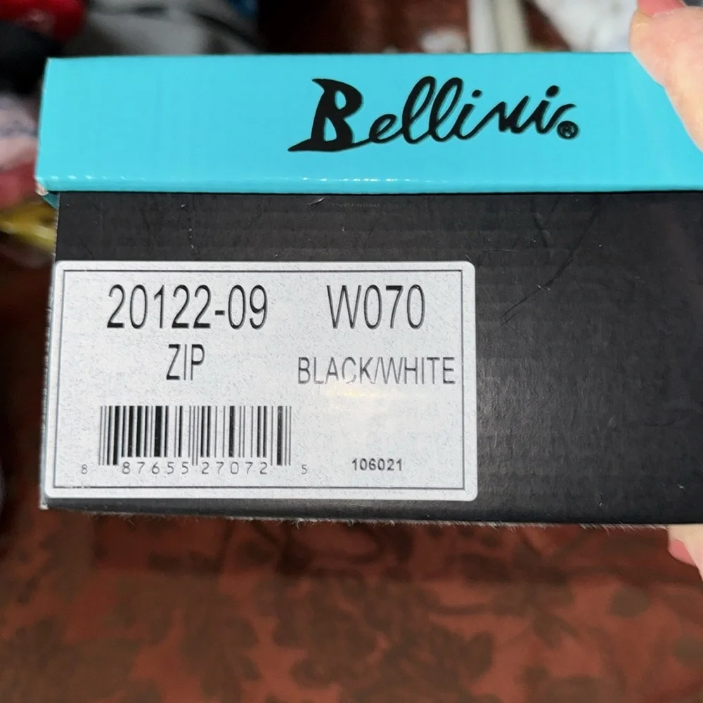 Bellini Black and White Women's Shoes Never Worn - Picture 9 of 12